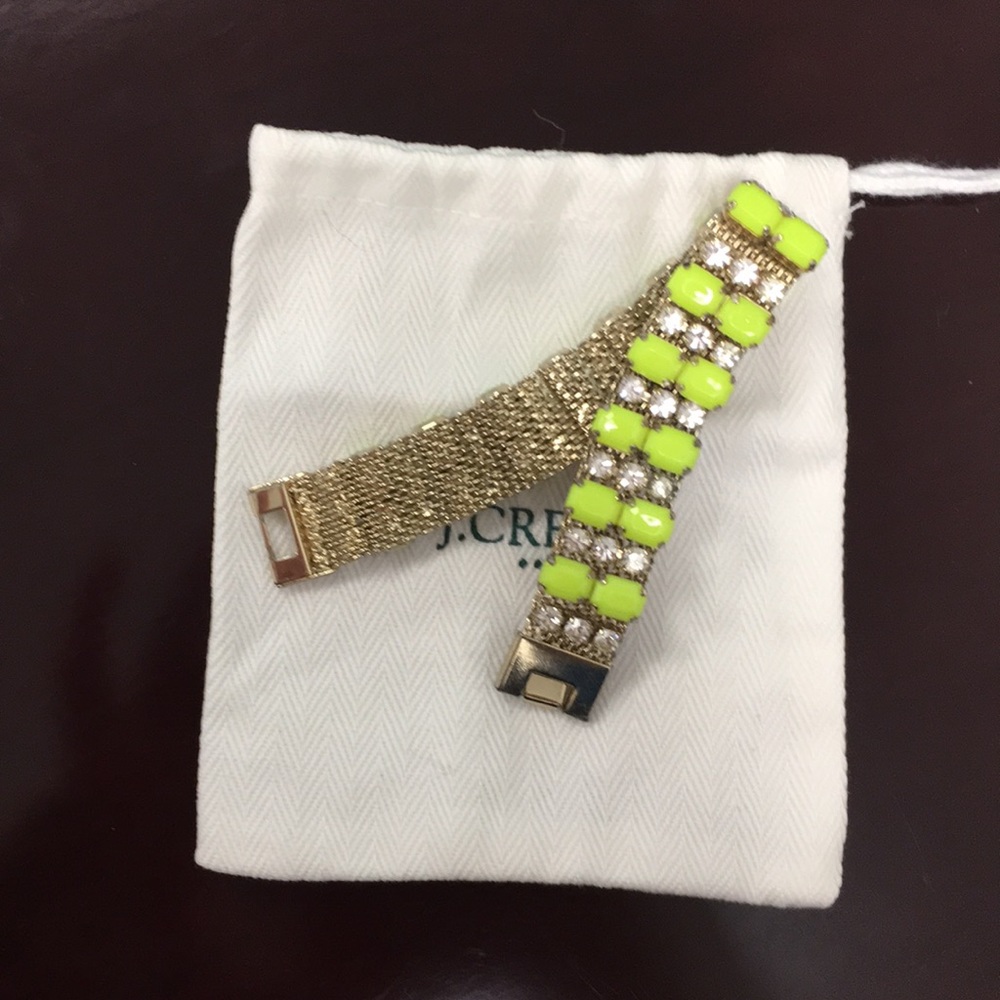 J. Crew Neon Yellow Statement Bracelet